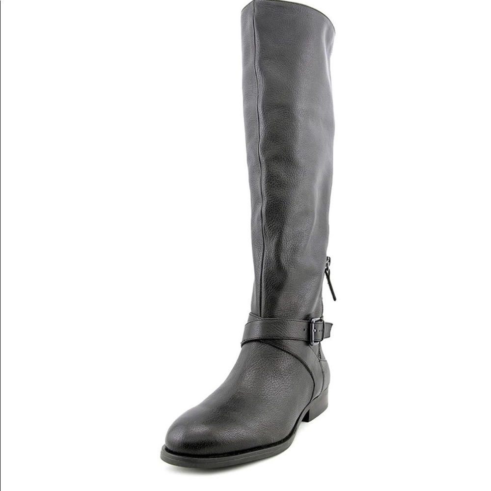 Nine West Virtuous Wide Calf Leather Boots